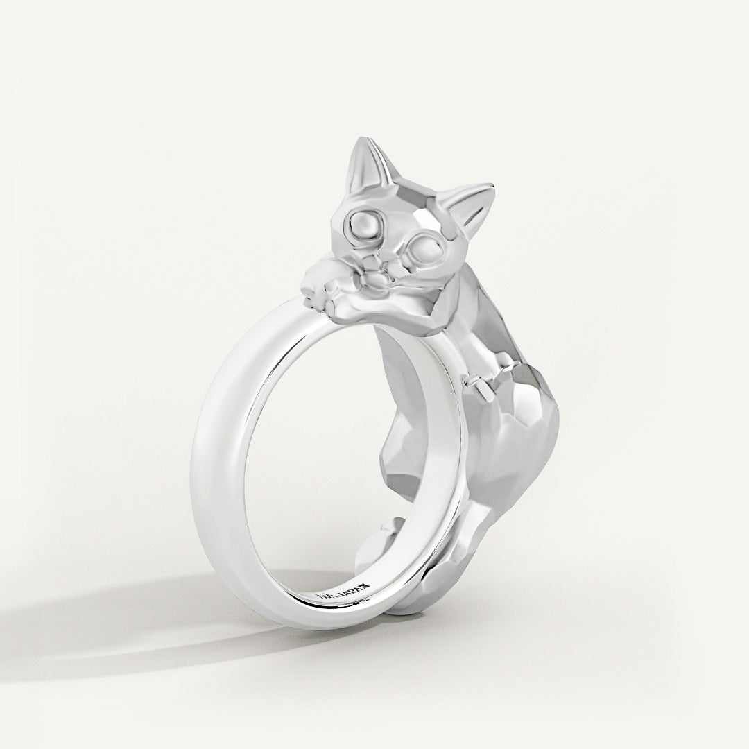 ファッションリングと猫|Palla del Gatto