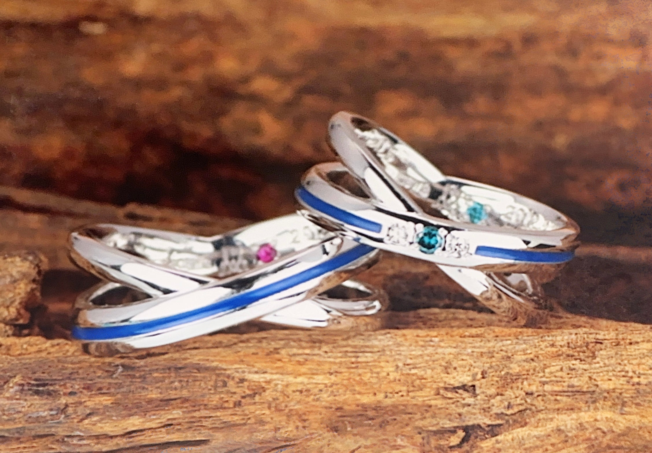 クロスリングのサムスィングブルー